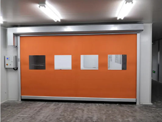 Security Insulated Rapid Roller Doors Weatherproof Modern Design Wholesale Industrial Automatic Rapid High Speed PVC