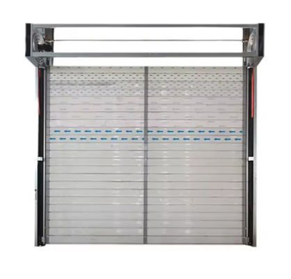 Aluminum Speed Spiral Door With PLC Control System 0.75KW Motor Power Manufacturer's Direct Sales