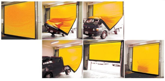 304 Stainless Steel Speed Roll Up Shutters Promotion Fast Stacking Door Automatic Induction High-speed Pvc Warehouse