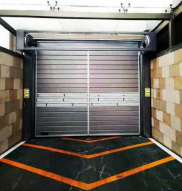 Aluminum Transparent High Speed Spiral Door Safety Efficiency With PLC Control System Factory Direct Sale Max Speed 2m/s