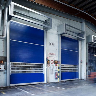 Aluminum Transparent Rapid Fast 2m/s Spiral Security Rolling Door China Manufacturer