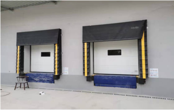 Rectangular Inflatable Airtight Dock Shelter With Excellent Fire Resistance Rubber Cold Room