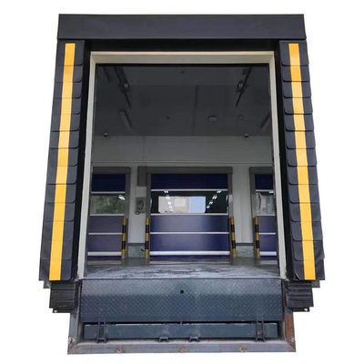 Rectangular Inflatable Airtight Dock Shelter With Excellent Fire Resistance Rubber Cold Room