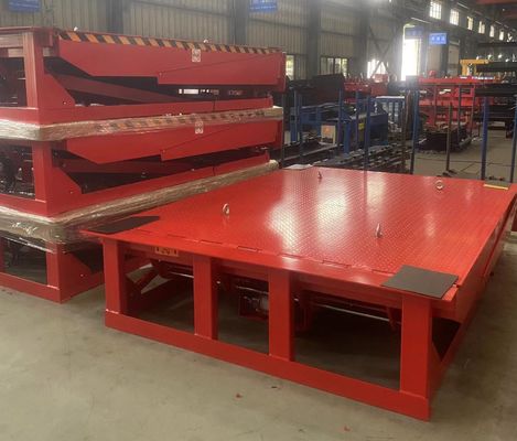 Smart Loading Dock Leveler With Customizable Lip Length And Safety Features Container Loading Platform Mechanical