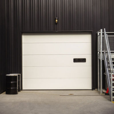 Insulated Sectional Garage Doors With Polyurethane Foam And Ventilation Remote Control Vertical