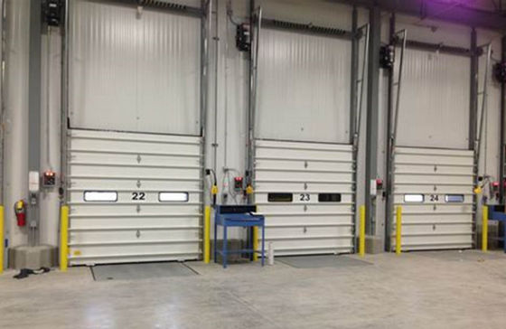 Insulated Sectional Garage Doors With Polyurethane Foam And Ventilation Remote Control Vertical
