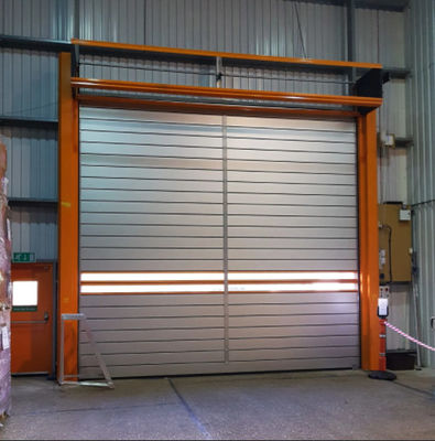 Aluminum Transparent High Speed Spiral Door Safety Efficiency For Customized As Order Manufacturer