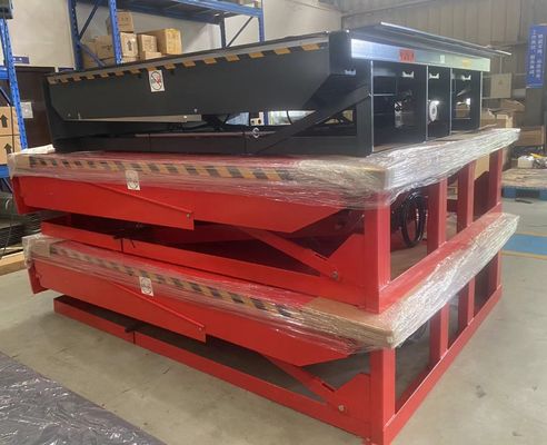 25000-40000LBS Capacity Safe Design Workshop Automatic Dock Plate Dock Door Levelers Heavy Duty Hydraulic