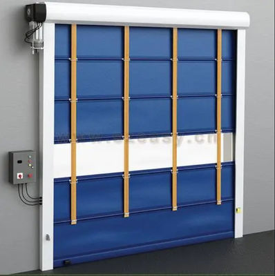 Remote Control  Modern Style PVC Rapid Shutter Door With Thermal Insulation