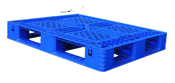 Reusable 4T Static 1T Rack Loadable 2 way Entry Stackable Hygienic Smooth Surface Plastic Pallet