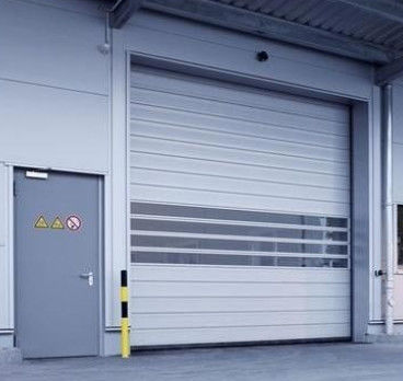 Customized Power Coated 50-80mm Polyurethane Foam Insulated Sectional Garage Doors