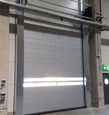 Customized Insulated Sectional Garage Doors With Polyurethane Foam Windproof Soundproof And Thermal Insulation