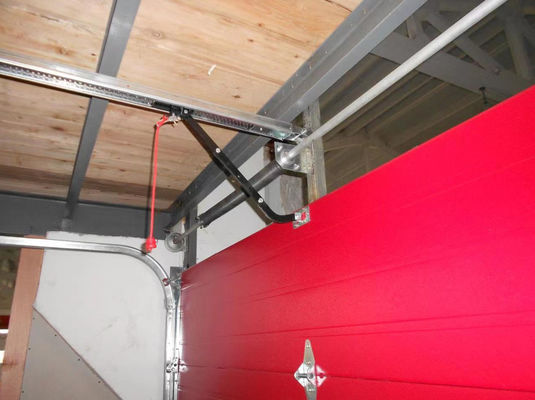 Weather Sealed Automatic Industrial Sectional Overhead Doors Metal Automatic Steel Warehouse High Lifting