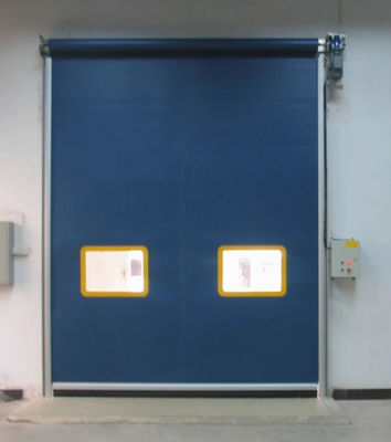 High Speed Customized PVC Roll Up Rapid Shutter Door With Stainless Steel And Smart Control Zipper Door