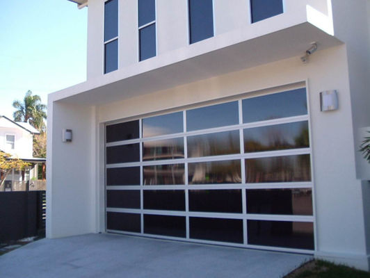 Commercial Insulated Garage Door With Polyurethane Foam And Weatherstripping