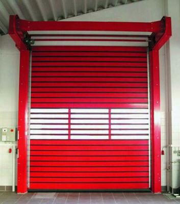 Aluminum Transparent High Speed Spiral Door Power Supply 220V/50HZ For Warehouse