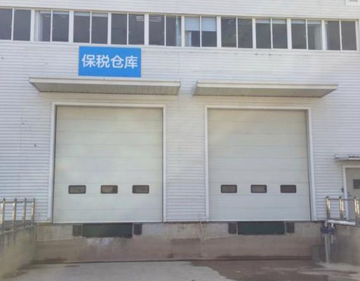Industrial Commercial Sectional Overhead Doors Fire Station Automatic Formed Steel