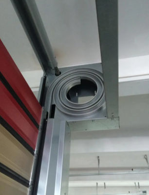 Aluminum Transparent High Speed Spiral Door Safety Efficiency