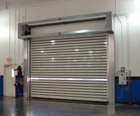 Aluminum Transparent High Speed Spiral Door Safety Efficiency