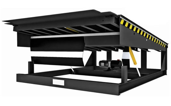Dock Door Levelers Workshop Automatic Dock Plate 25000-40000LBS Safe Design with Customizable Deck Height and Safety Bars