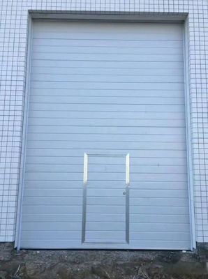Aluminum Threshold Sectional Overhead Door 50mm-80mm Thickness Insulated Custom Insulated Flap Vertical Lift Panel Used