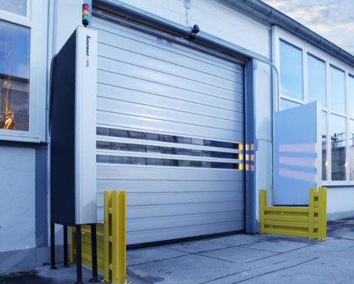 Wind Resistance Aluminum Rigid Smooth Operations with High Speed Spiral Door - 220V/50HZ Power Supply