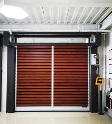 Industry Warehouse Rapid Insulated Aluminum Transparent High Speed Spiral Door Safety Efficiency Opening Speed 0.8m/s for Fast-Paced Environments