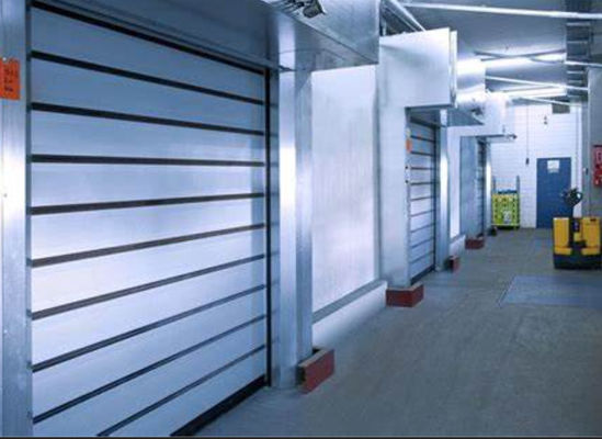 Fast Partition 0.8m/s Opening Speed Aluminum Transparent High Speed Spiral Door For Safety And Efficiency