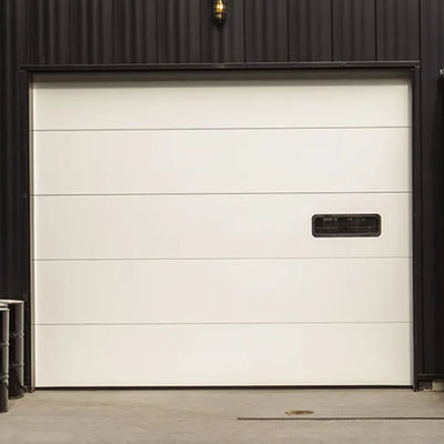 Commercial Sectional Overhead Doors With Weather Sealed Protection And Lockable Handle