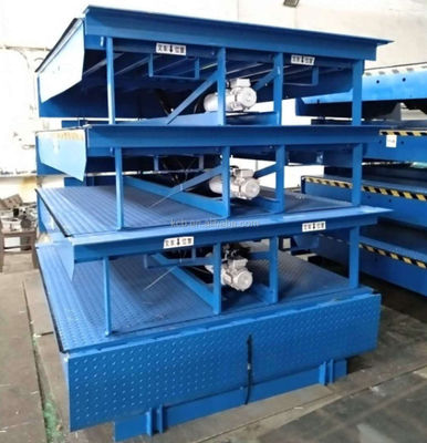 Mechanical Dock Door Levelers Workshop Automatic Dock Plate 25000-40000LBS Safe Design Capacity