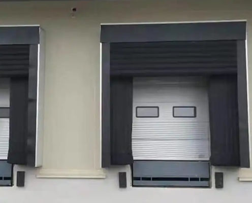 Industrial Soft Sided Mechanical Durable Fabric PVC Customized Color Adjustable Loading System Dock Door Shelter For Trucks