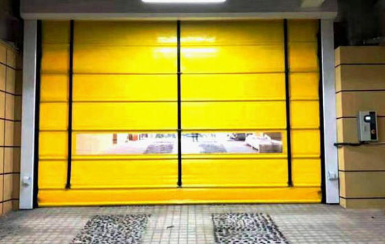High Speed PVC Roll Up Rapid Shutter Door 304 Stainless Steel Material Ideal Solution For Insulated Storage Spaces