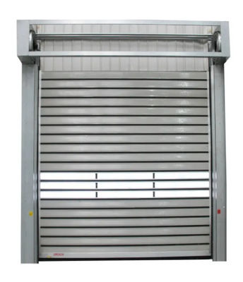 Photoelectric Sensor Safety System Aluminum Transparent High Speed Spiral Door For Maximum Efficiency And Smooth Performance