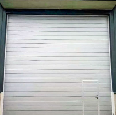 50mm-80mm Thickness Insulated Sectional Garage Door Commercial Optional Ventilation Powder Coated Finish