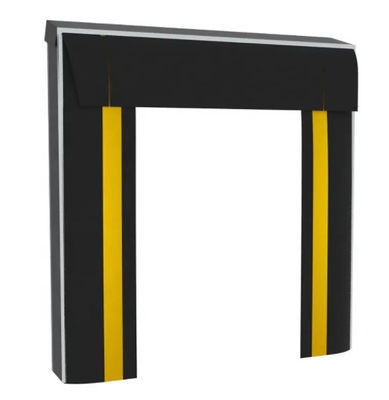 Low Maintenance PVC Plastic Rubber Adjustable Loading System Dock Door Shelter For Loading Convenience