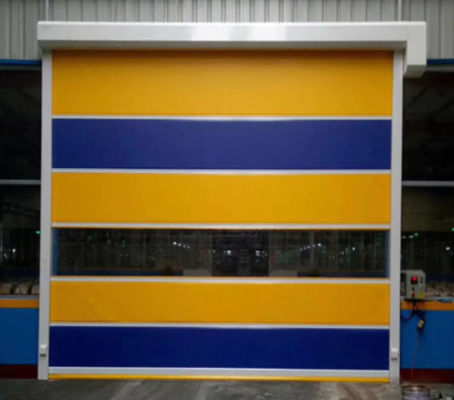 Easy Installation High Speed PVC Roll Up Rapid Shutter Door 304 Stainless Steel Modern Design Zipper