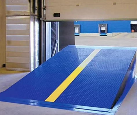 Workshop Automatic Dock Plate Dock Door Levelers 25000-40000LBS Safe Design Hydraulic Power Source Customized