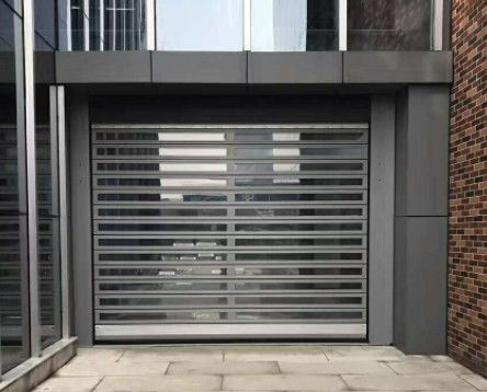 High Safety Efficiency Aluminum Transparent High Speed Spiral Door With 220V/50HZ Power Supply