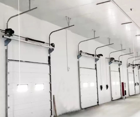 Weather Resistant Automatic Formed Commercial Sectional Overhead Doors For Fire Station