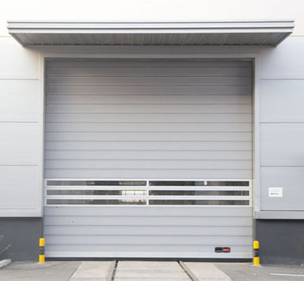 Efficiency Safety Efficiency Wind Resistance ≤2.0KN/m2 Opening Speed 0.8m/s Aluminum Transparent High Speed Spiral Door