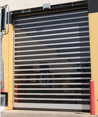 Efficiency Safety Efficiency Wind Resistance ≤2.0KN/m2 Opening Speed 0.8m/s Aluminum Transparent High Speed Spiral Door