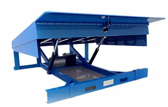 Push Button Controls Workshop Automatic Dock Plate Dock Door Levelers 25000-40000LBS Safe Design