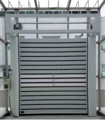 Efficiency Safety Combined Aluminum Transparent High Speed Spiral Door with Photoelectric Sensor
