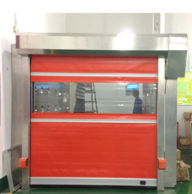 High Speed PVC Roll Up Rapid Shutter Door 304 Stainless Steel Modern Insulated Fast Operation