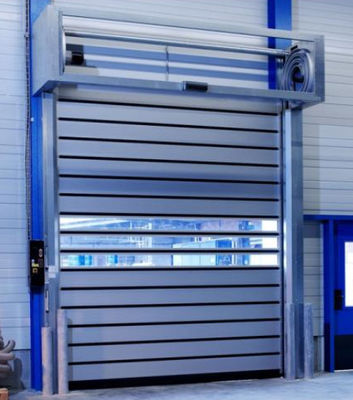 Low Maintenance Weather Resistance High Speed PVC Roll Up Rapid Shutter Door 304 Stainless Steel