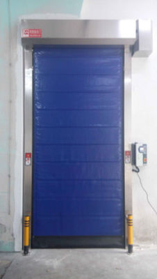 Customized High Speed PVC Roll Up Rapid Shutter Door 304 Stainless Steel Material For Improved Business Performance Zipper Door