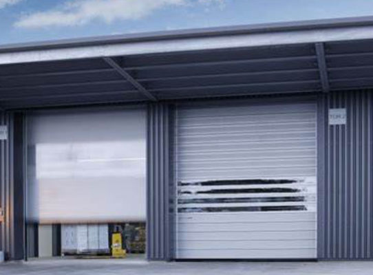 Customized Aluminum Transparent High Speed Spiral Door Safety
