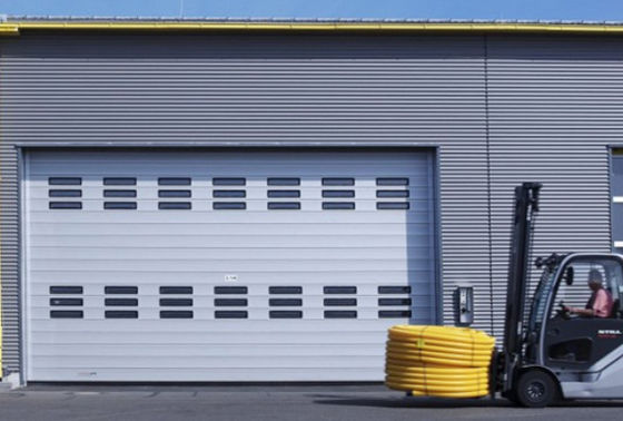 Metal High Speed Spiral Doors Thermal Insulation Industrial Roller Shutter Doors For Cold Storage Factory
