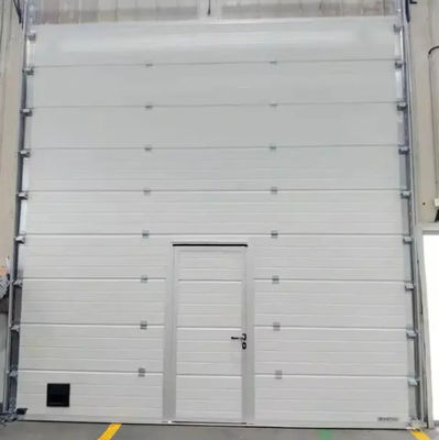 Modern Aluminum Insulated Sectional Overhead Warehouse Door Industrial Garage Automatic Open Style Remote Control Finished