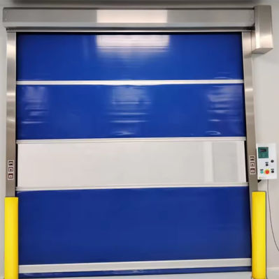 DESEO Automatic Garage Low Maintenance High Speed PVC Roll Up Rapid Shutter Door 304 Stainless Steel Material